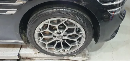 원주 휠수리 휠복원 제네시스 19인치 G80 휠 스퍼터링 크롬 도색 도장 휠복원 명품휠스토리