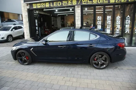 대구 제네시스 G70 솔라가드 프리미엄 퀀텀 썬팅시공기 / 대구 달서구