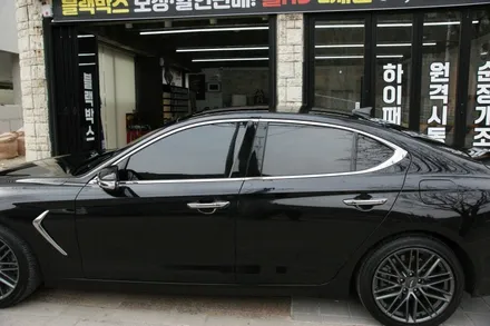 제네시스 G70 솔라가드 티타늄 썬팅 재시공기(대구 아우토커스텀) / 대구 달서구