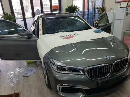 부산.열반사 썬팅.브이쿨K BMW 7시리즈.                      (브이쿨 K 썬팅 시공)
