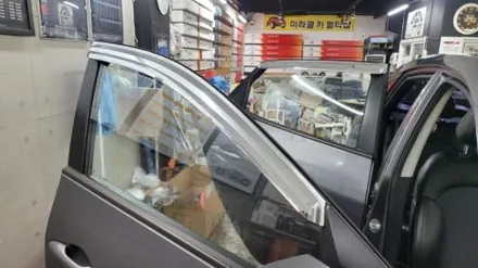 부산.루마버텍스썬팅 시공점,투싼ix 버텍스600으로 재시공을 하였습니다