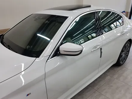 BMW 루마 버텍스 썬팅. 부산 BMW 5시리즈.  프리미엄썬팅.버텍스650☆☆.반사필름 시공.썬루프 썬팅.