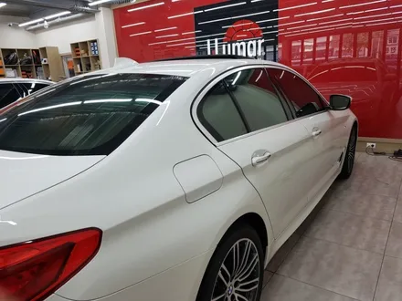 BMW 루마 버텍스 썬팅. 부산 BMW 5시리즈.  프리미엄썬팅.버텍스650☆☆.반사필름 시공.썬루프 썬팅.