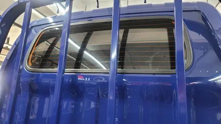 봉고3 LPi 열차단 썬팅시공.크롬썬바이져