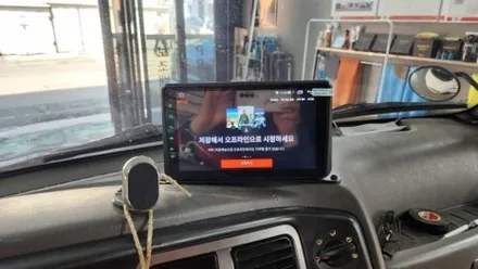 안드로이드올인원 설치한 포터2 스마트차량으로 업그레이드 되었어요
