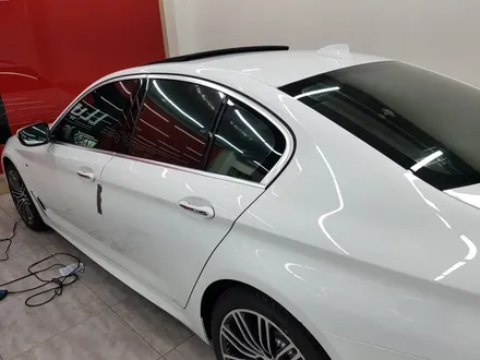 BMW 루마 버텍스 썬팅. 부산 BMW 5시리즈.  프리미엄썬팅.버텍스650☆☆.반사필름 시공.썬루프 썬팅.