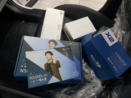 부산.TM싼타페.8인치네비매립.후방카메라.아틀란5맵.HD급(DMB).N5000라이브