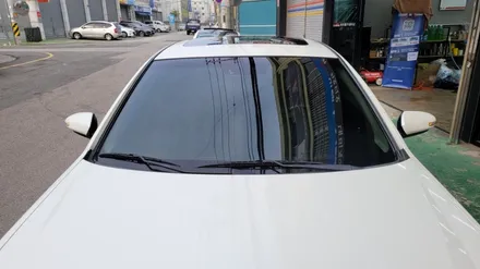 반사썬팅 시공.(반사필름).삼성SM7 디텍(오로라).기존필름 제거 후.제시공 《부산.미라클 카 멀티샵》