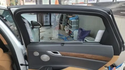 부산 루마버텍스썬팅 시공점.G80제네시스 버텍스650 반사필름 시공했어요~