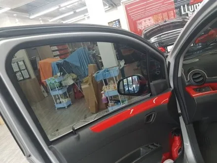 부산루마썬팅전문점.쉐보레 스파크.루마 열차단썬팅 시공