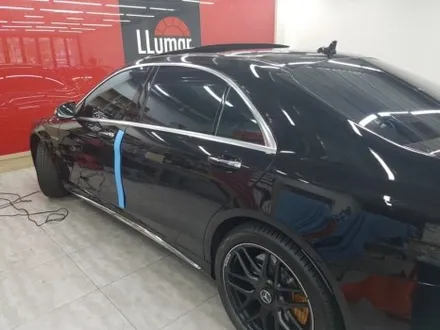 부산버텍스썬팅.벤츠S63. AMG.루마 버텍스900.풀 시공.파노라마썬루프.썬팅.