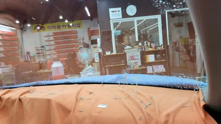 부산.루마 버텍스 썬팅.(사상 산업단지점)미라클 카 멀티샵. 벤츠E 클래스. 전면썬팅.버텍스900☆☆☆☆☆. 파인뷰LX5000파워(블랙박스 장착)