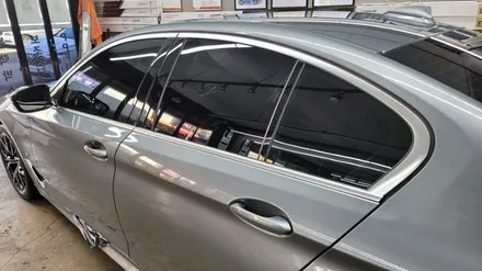 BMW 530i.루마 버텍스 썬팅.(부산. 사상 산업단지점).루마 버텍스900/700시공.