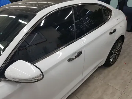 제네시스 G70 루마로이드  썬팅 시공