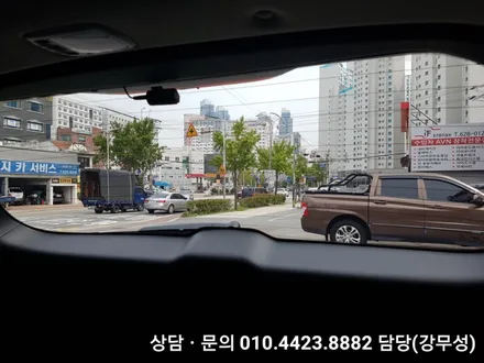 부산 TM싼타페.레인보우썬팅.열반사(레인보우)썬팅.아이리스 i55시공.싼타페TM