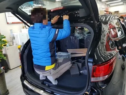 부산썬팅.현대 맥스크루즈.부산루마썬팅. 시즌1.스타 풀 시공. 블랙박스.지넷GF-300K