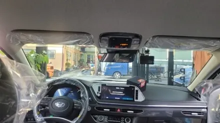 부산 버텍스 썬팅샵.사상 산업단지점.DN8쏘나타. 루마 버텍스500썬팅.파인뷰 QHD블랙박스 장착