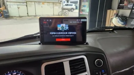 포터2 LPi 안드로이드올인원 설치,AHD후방카메라 장착