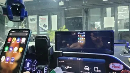 안드로이드 오토 카플레이 & 블랙박스. 후방카메라 기능까지 JOY A9제품 KC인증제품.현대 IG그랜저 설치장착