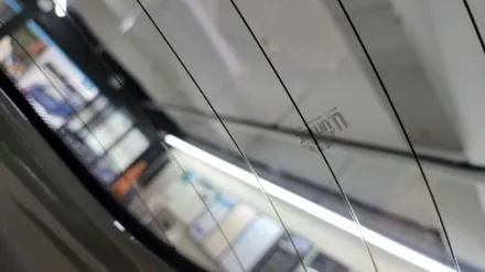 부산 캐스퍼 전면유리 루마 열차단 썬팅필름으로 시공을 했습니다