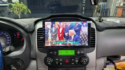 10인치 안드로이드올인원 설치한 그랜드카니발 차량입니다
