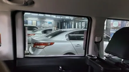 부산.레이차량 반사필름으로 썬팅을 재시공 하였습니다