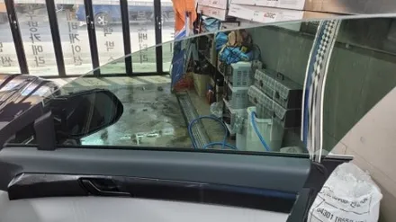 부산.GN7그랜저 루마버텍스500풀 시공.유리막 코팅으로 마무리 했어요