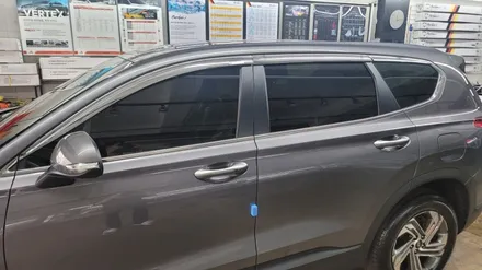 루마 버텍스 썬팅.부산 사상산업단지점.TM싼타페.루마 열차단 썬팅필름 시공