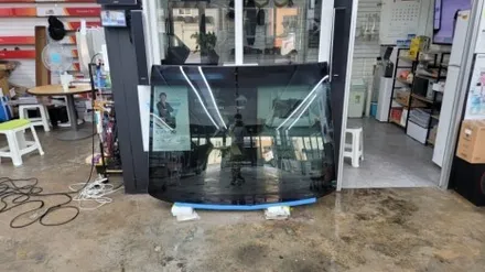 루마 버텍스 전면썬팅 시공.스타리아 전면유리 버텍스600☆☆시공.(부산 사상 산업단지점) 버텍스 썬팅 인증점