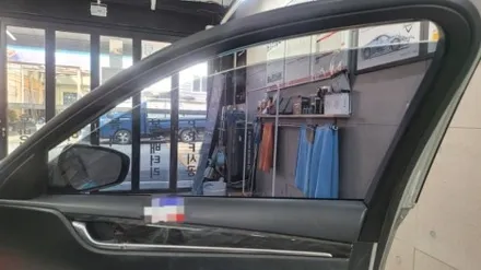 IG그랜저 루마 버텍스 썬팅필름으로 재시공 했습니다.부산 버텍스썬팅.미라클 카멀티샵