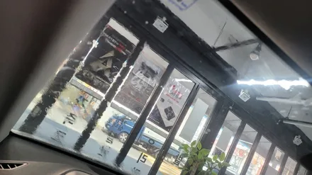 전면썬팅.아반떼AD 전면유리,루마버텍스썬팅으로 재시공 했습니다