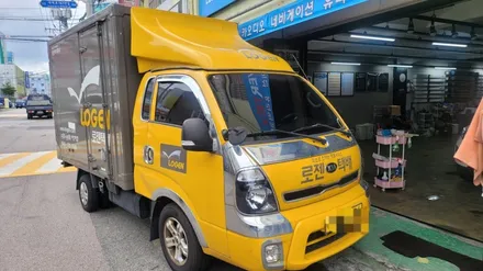 부산 열차단썬팅 시공점.봉고3탑차 열차단율 높은 썬팅필름으로 시공을 해드렸습니다