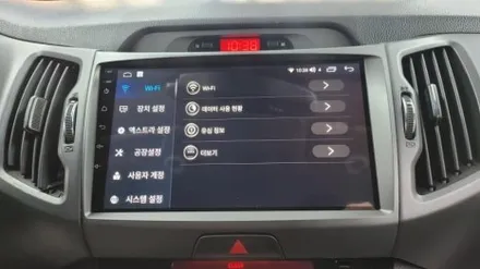 부산 안드로이드올인원 시공점.KC인증제품 안드로이드 올인원 저렴한 가격에 장착했어요