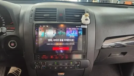 모하비 순정네비게이션 고장으로, 9인치 안드로이드올인원으로 설치했어요.