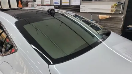 부산 루마버텍스썬팅 시공점.G80제네시스 버텍스650 반사필름 시공했어요~