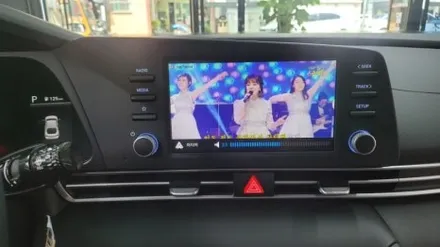 안드로이드 오토 네비게이션.아이나비 IAN-10. CN7아반떼.안드로이드 오토 장착