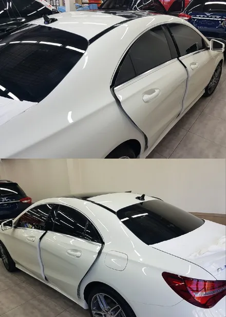 부산벤츠CLA후퍼옵틱GK썬팅 시공