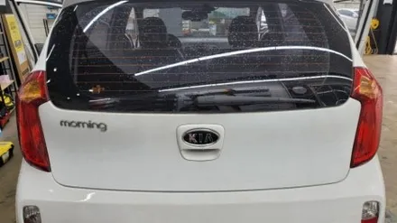 부산 네비매립 장착전문점.♧올뉴 모닝♧.8인치 상단매립.후방카메라.작업은 꼼꼼하게~ 미라클 카 멀티샵 입니다