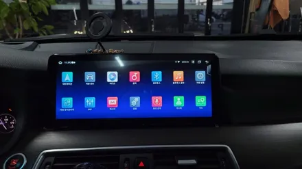 BMW 안드로이드 올인원 카플레이 12.3인치 설치.bmw전용 안드로이드 제품