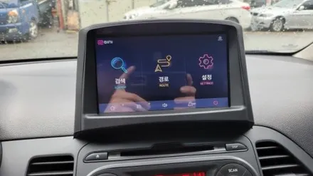 부산 네비매립 장착전문점.♧올뉴 모닝♧.8인치 상단매립.후방카메라.작업은 꼼꼼하게~ 미라클 카 멀티샵 입니다