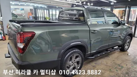 쌍용자동차 칸 카디언 헬리(HELRI)반사필름으로 시공완료 하였습니다
