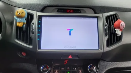 부산 안드로이드올인원 카플레이 설치장착점.스포티지R 안드로이드 오토.카플레이어