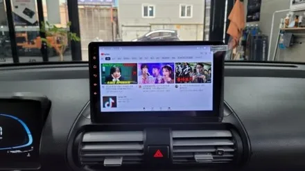 현대캐스퍼 안드로이드올인원,AHD후방카메라 설치로 스마트차량이 되었습니다