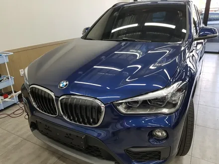 부산BMW X1썬팅.블박.하이패스 시공