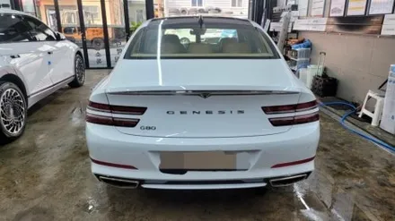 부산 루마버텍스썬팅 시공점.G80제네시스 버텍스650 반사필름 시공했어요~