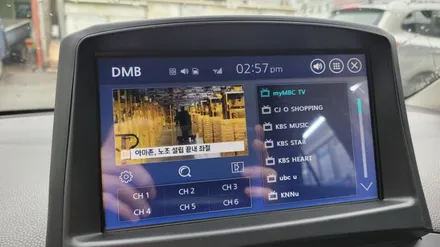 부산 네비매립 장착전문점.♧올뉴 모닝♧.8인치 상단매립.후방카메라.작업은 꼼꼼하게~ 미라클 카 멀티샵 입니다