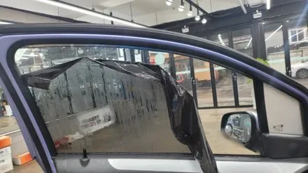 부산.글라스 틴트 썬팅샵.●스파크● 열차단 썬팅으로 재시공 합니다