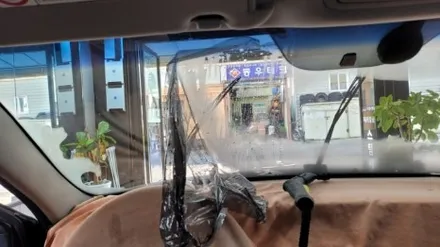 버텍스 썬팅.TG그랜져 버텍스500 재시공.부산 루마 버텍스 썬팅샵(사상 산업단지점)