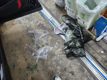 부산 루마버텍스썬팅.팰리세이드 전면썬팅 재시공 했습니다