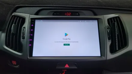 스포티지r 안드로이드올인원 설치장착.부산 미라클카멀티샵 입니다